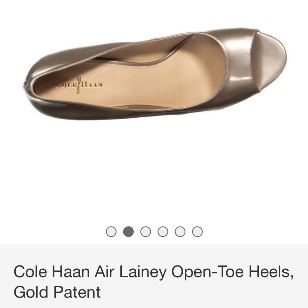 Like New Cole Haan Air Laney Open Toe Pumps